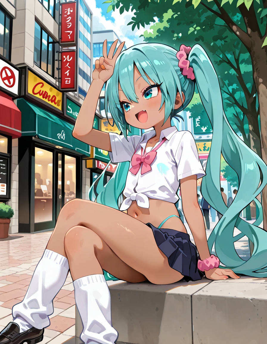 10枚目 【二次】コギャルミク-初音ミク画像【エロ】 その03